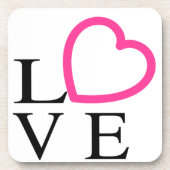 Love Hearts Drankjes Onderzetter (Voorkant)