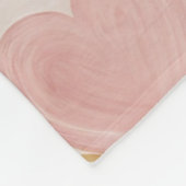 Love Hearts Fleece Deken (Hoek)