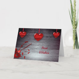 Love Hearts Gefeliciteerd Kaart