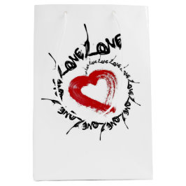 Love Hearts Gift Bag Medium Cadeauzakje
