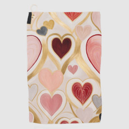 Love Hearts Golfhanddoek