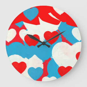 Love Hearts Grote Klok