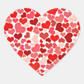 Love Hearts Hart Sticker (Voorkant)