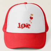 Love & Hearts Hat Trucker Pet (Voorkant)