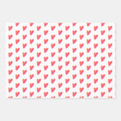 Love Hearts Inpakpapier Vel (Voorkant)