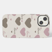 Love Hearts iPhone Hoesje (Achterkant horizontaal)