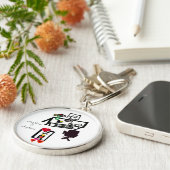 Love Hearts Kantoor Desk Names Sleutelhanger (Zijkant)