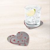 Love Hearts Kartonnen Onderzetters (Insitu)