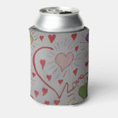 Love Hearts Koelbox Blikjeskoeler (Blikje Achterkant)