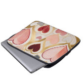 Love Hearts Laptop Sleeve (Voorkant onderkant)