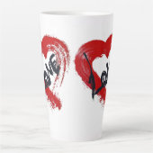 Love Hearts Latte Mok (Voorkant)