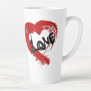 Love Hearts Latte Mok