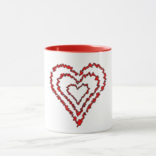 Love Hearts Mok (Midden)