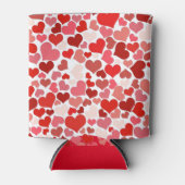 Love Hearts Mosaic Romantic Blikjeskoeler (Voorkant)