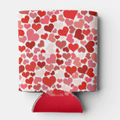 Love Hearts Mozaïek Romantisch Blikjeskoeler (Achterkant)