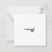 Love Hearts Note Kaart Notitiekaartje (Achterkant)