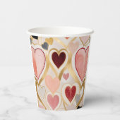 Love Hearts Papieren Bekers (Achterkant)