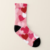 Love Hearts Pattern Sokken (Links binnenkant)