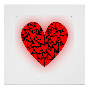 Love Hearts Perfect Poster