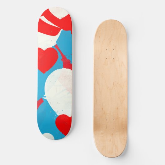 Love Hearts Persoonlijk Skateboard (Voorkant)