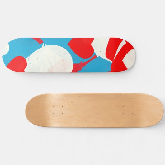 Love Hearts Persoonlijk Skateboard (Horizontaal)