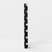 Love Hearts Polka Dot Pattern Monogram Case-Mate iPhone Case (Achterkant/links)