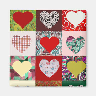 Love Hearts Quilt Magneet