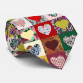 Love Hearts Quilt Stropdas (Opgerold)