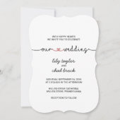 Love Hearts Red Ons Weddenschap Kaart (Voorkant)