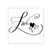 Love Hearts Rubber Stamp Rubberstempel (Afrduk)