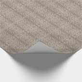 Love Hearts Sea Shells, Romantic Exotic Tropical Cadeaupapier (Hoek)