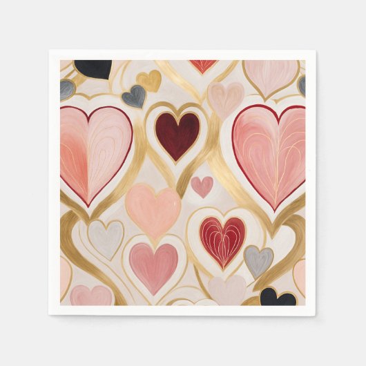 Love Hearts Servet (Voorkant)