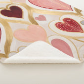 Love Hearts Sherpa Deken (3/4)
