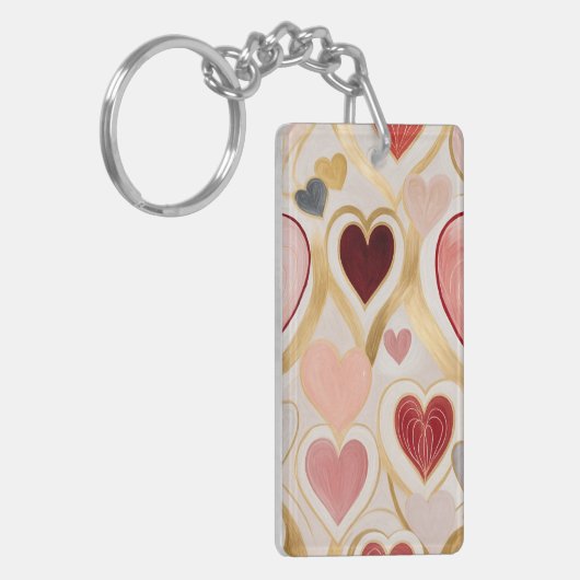 Love Hearts Sleutelhanger (Voorkant Links)