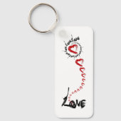 Love Hearts Sleutelhanger (Voorkant)