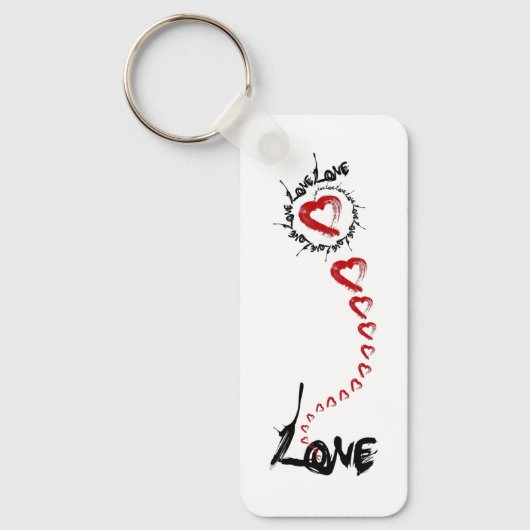 Love Hearts Sleutelhanger (Voorkant)