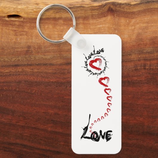 Love Hearts Sleutelhanger (Voorkant)