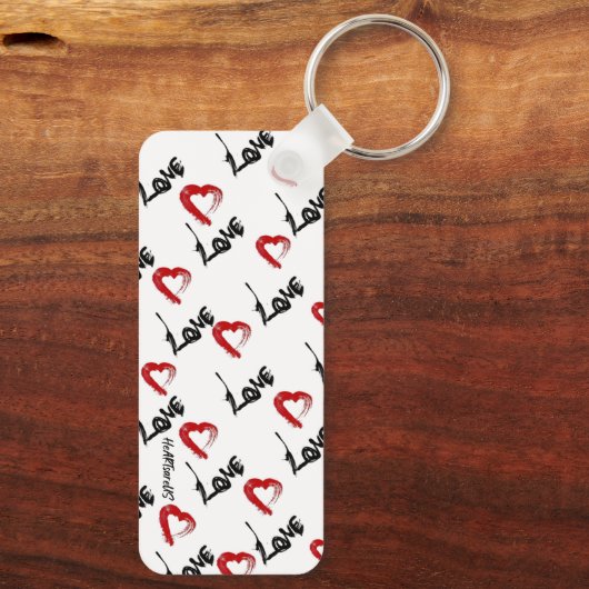 Love Hearts Sleutelhanger (Achterkant)