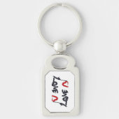 Love Hearts-Sleutelhanger Sleutelhanger (Voorkant)