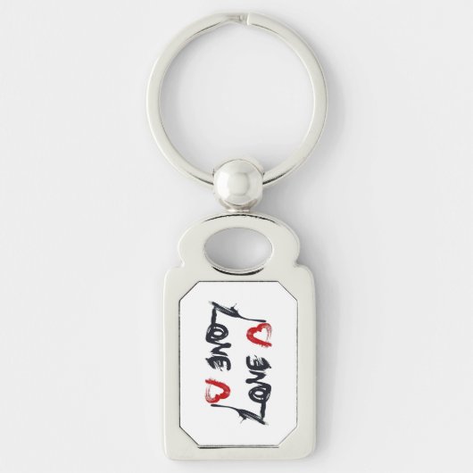 Love Hearts-Sleutelhanger Sleutelhanger (Voorkant)