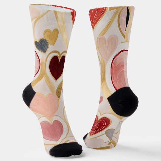Love Hearts Sokken (Gebogen)