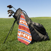 Love Hearts Star Stripes Golfhanddoek (Groen)