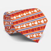 Love Hearts Star Stripes Stropdas (Opgerold)