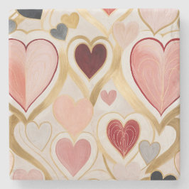 Love Hearts Stenen Onderzetter