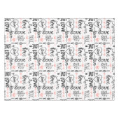 Love Hearts Tafelkleed (Voorkant (Horizontaal))