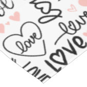 Love Hearts Tafelkleed (Gekanteld)