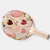 Love Hearts Tafeltennisbatje (Zijkant)