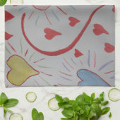 Love Hearts Tea Towel Theedoek (Gevouwen)