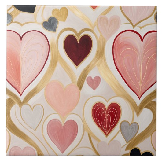 Love Hearts Tegeltje (Voorkant)