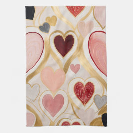 Love Hearts Theedoek